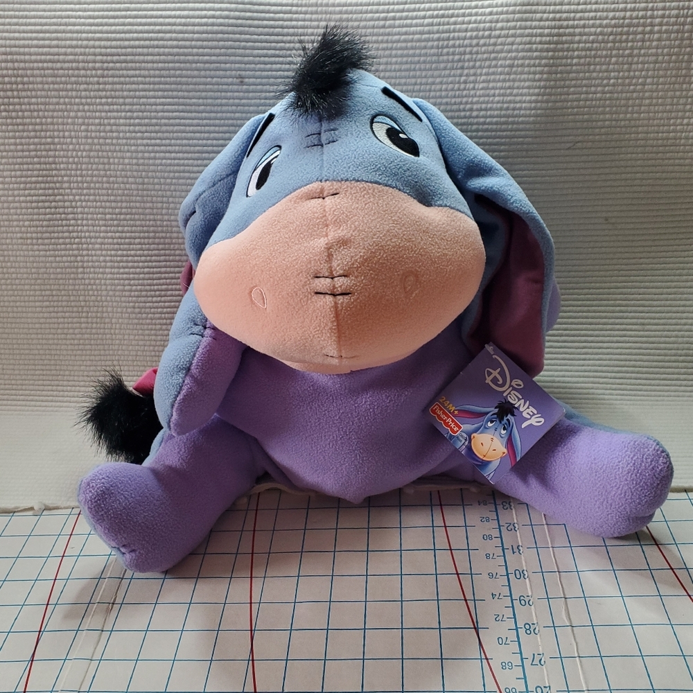 Eeyore 2004 Large Plush 24" Disney Fisher Price Vintage Winnie The Pooh Stuffed
